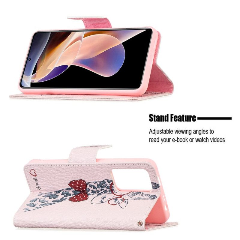 Kotelot Xiaomi Redmi Note 11 Pro Plus 5G Brainy Giraffe