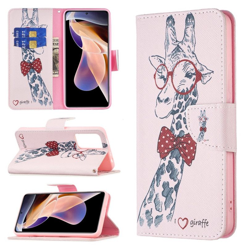 Kotelot Xiaomi Redmi Note 11 Pro Plus 5G Brainy Giraffe