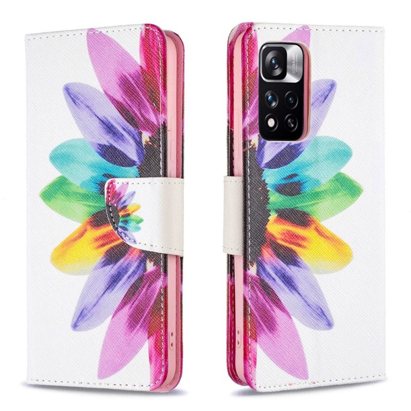 Kotelot Xiaomi Redmi Note 11 Pro Plus 5G Flower Watercolour