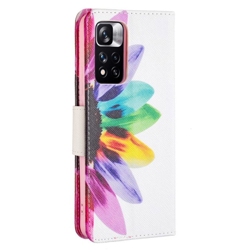 Kotelot Xiaomi Redmi Note 11 Pro Plus 5G Flower Watercolour