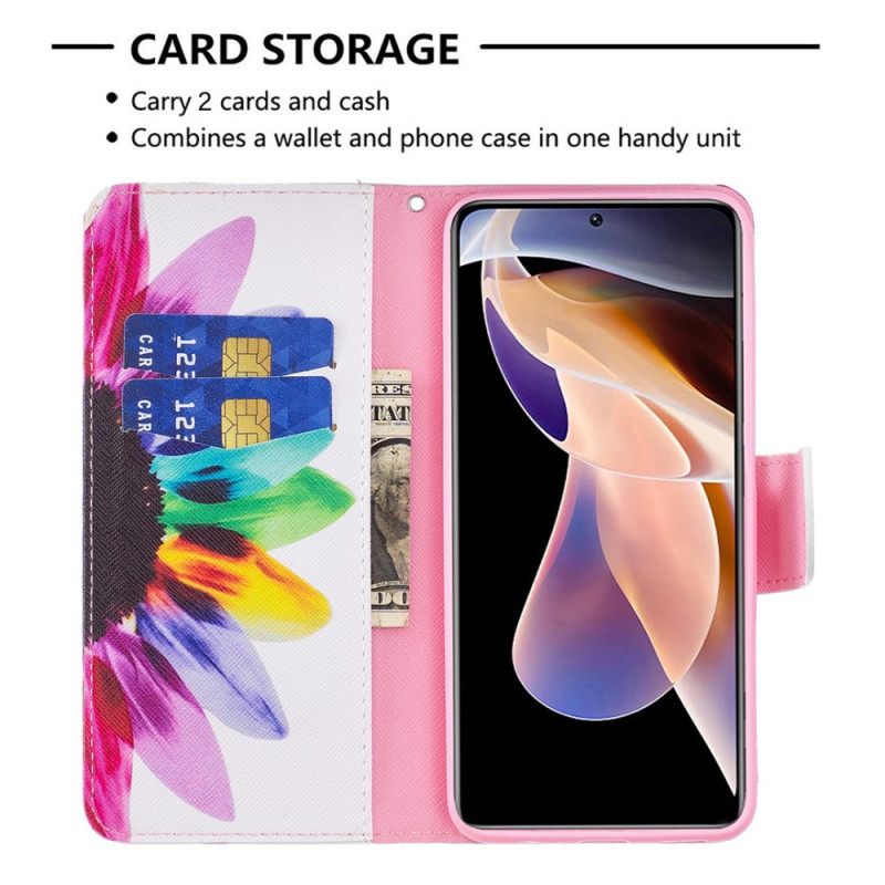 Kotelot Xiaomi Redmi Note 11 Pro Plus 5G Flower Watercolour