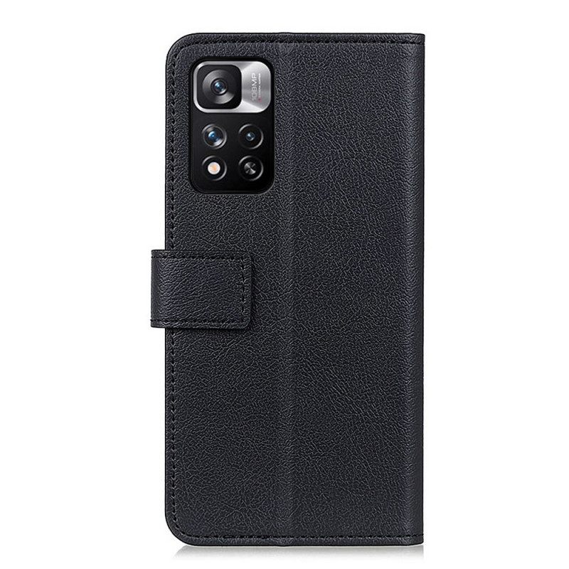 Kotelot Xiaomi Redmi Note 11 Pro Plus 5G Klassinen Nahkaefekti