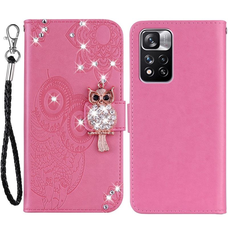 Kotelot Xiaomi Redmi Note 11 Pro Plus 5G Pöllömandala Ja Charm