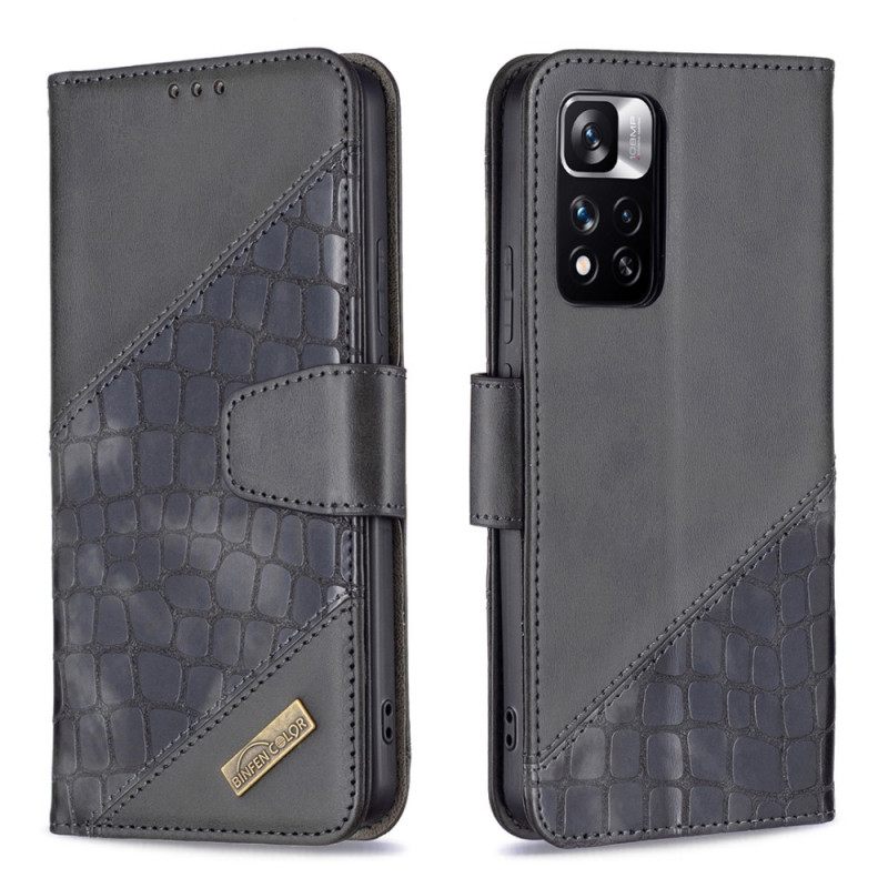 Kotelot Xiaomi Redmi Note 11 Pro Plus 5G Style Binfen Color Crocodile Skin