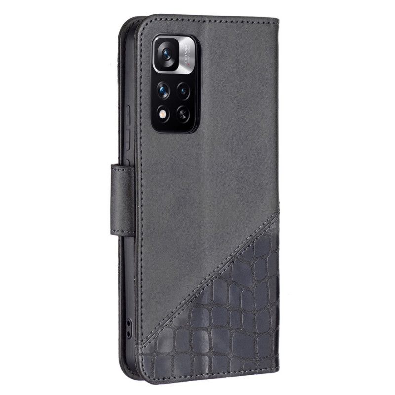 Kotelot Xiaomi Redmi Note 11 Pro Plus 5G Style Binfen Color Crocodile Skin