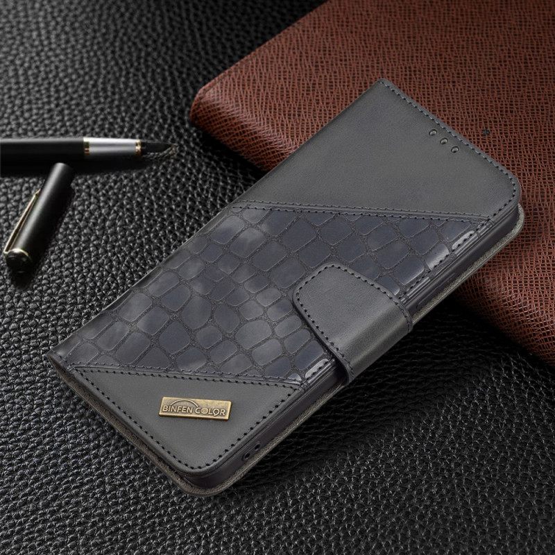 Kotelot Xiaomi Redmi Note 11 Pro Plus 5G Style Binfen Color Crocodile Skin
