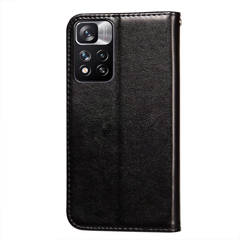 Kotelot Xiaomi Redmi Note 11 Pro Plus 5G Suojaketju Kuori Keinonahkahihna