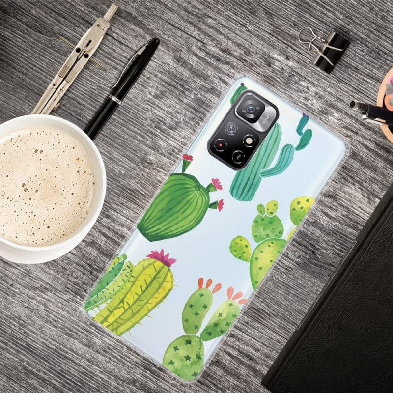 Kuori Xiaomi Redmi Note 11 Pro Plus 5G Cacti Watercolour