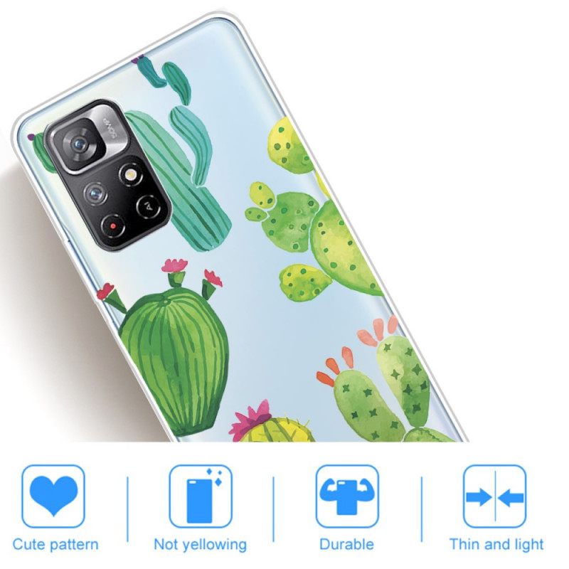 Kuori Xiaomi Redmi Note 11 Pro Plus 5G Cacti Watercolour