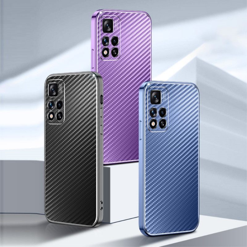 Kuori Xiaomi Redmi Note 11 Pro Plus 5G Metalli Ja Hiilikuitu