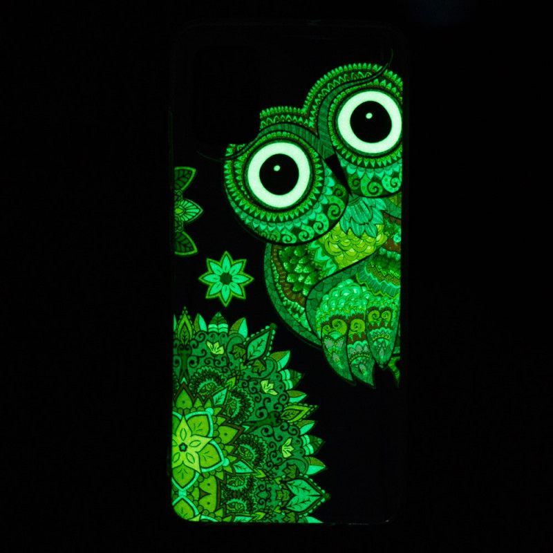 Kuori Xiaomi Redmi Note 11 Pro Plus 5G Owl Fluoresoiva Mandala