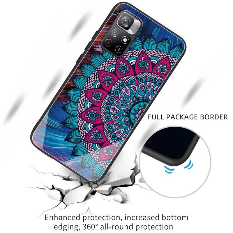 Kuori Xiaomi Redmi Note 11 Pro Plus 5G Tempered Glass Mandala