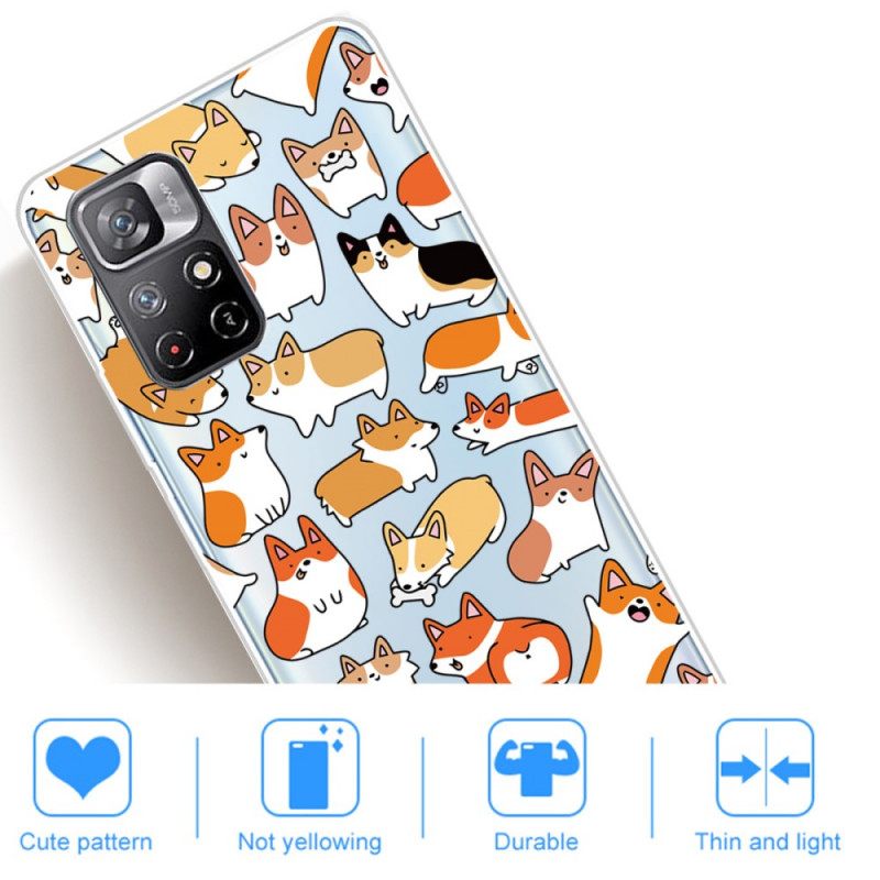 Kuori Xiaomi Redmi Note 11 Pro Plus 5G Useita Koiria