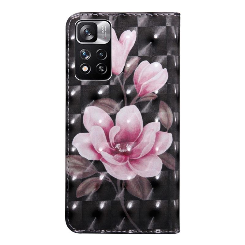 Nahkakotelo Xiaomi Redmi Note 11 Pro Plus 5G Flowers Blossom