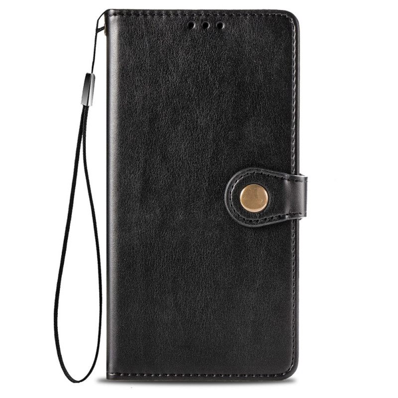 Nahkakotelo Xiaomi Redmi Note 11 Pro Plus 5G Keinonahka Ja Vintage-lukko