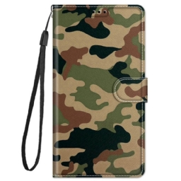 Nahkakotelo Xiaomi Redmi Note 11 Pro Plus 5G Military Camouflage
