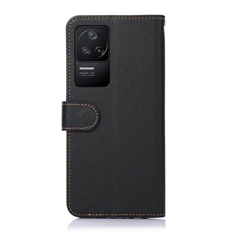 Kotelot Poco F4 Lychee Style Rfid Khazneh
