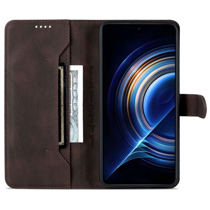 Kotelot Poco F4 Style Leather Azns