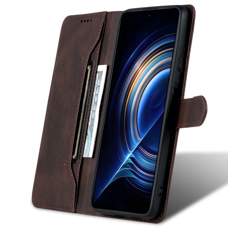 Kotelot Poco F4 Style Leather Azns