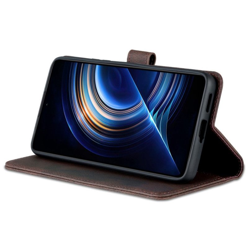 Kotelot Poco F4 Style Leather Azns