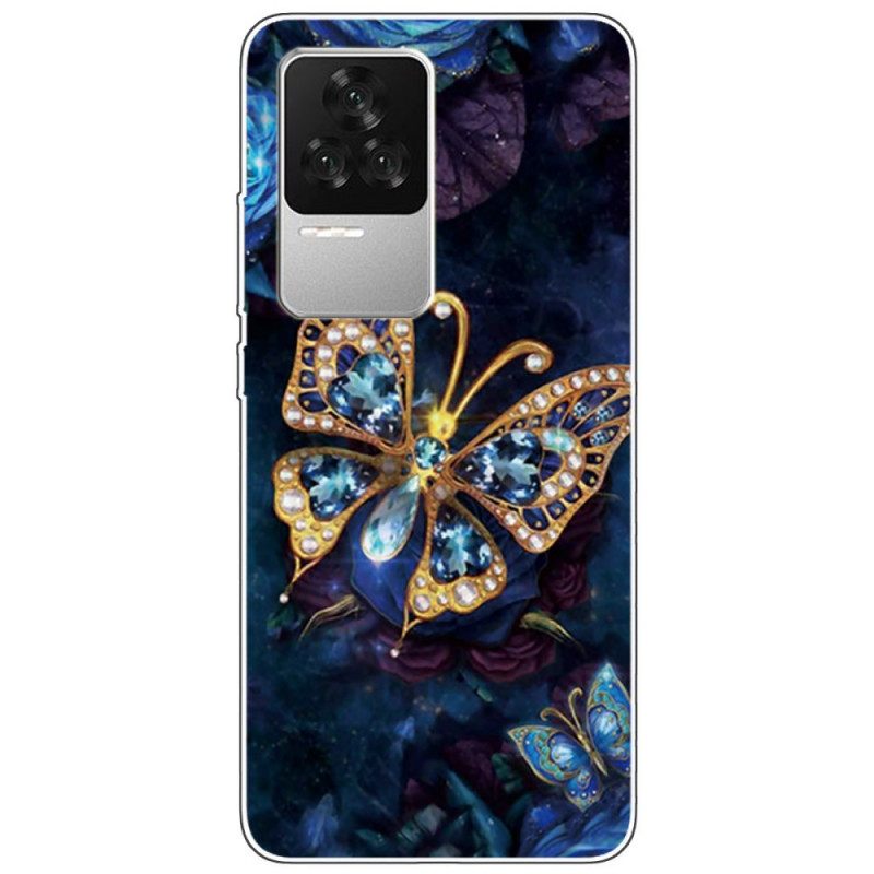 Kuori Poco F4 Silicone Butterfly
