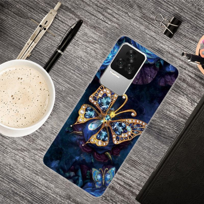 Kuori Poco F4 Silicone Butterfly