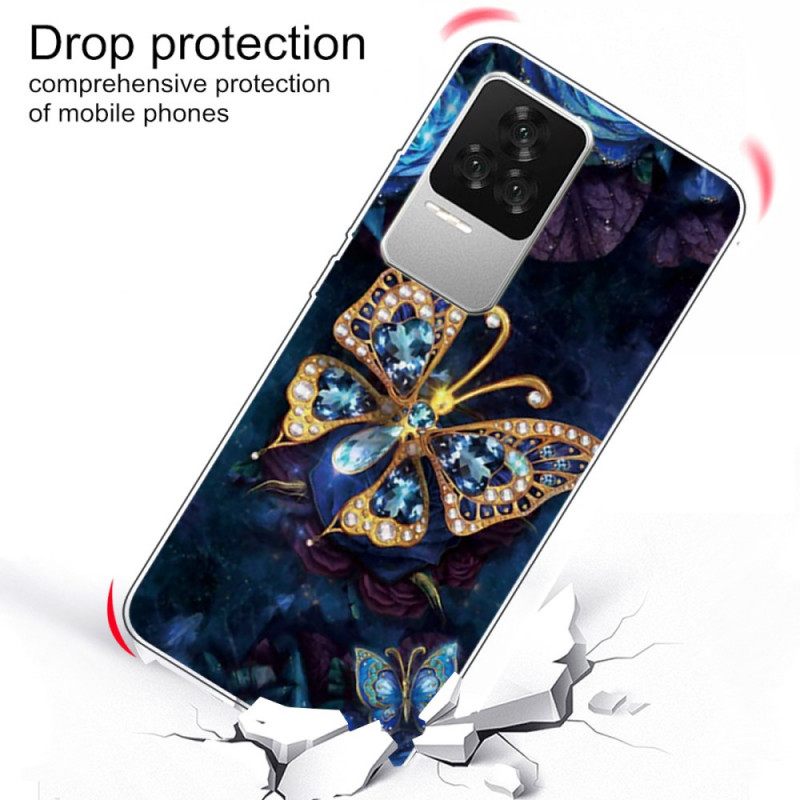 Kuori Poco F4 Silicone Butterfly