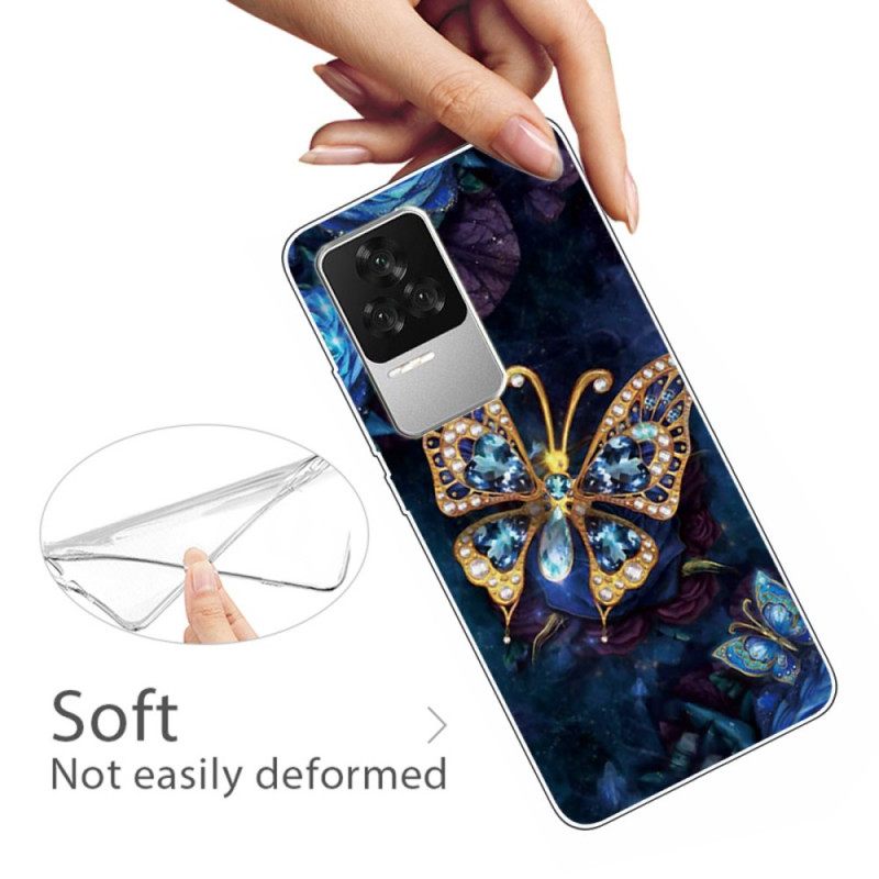 Kuori Poco F4 Silicone Butterfly