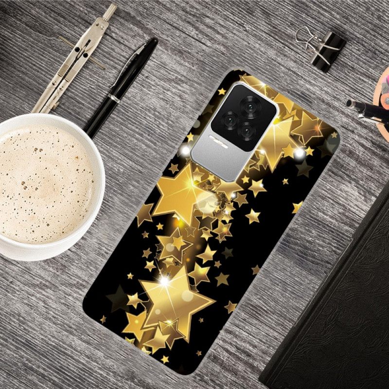 Kuori Poco F4 Silicone Stars