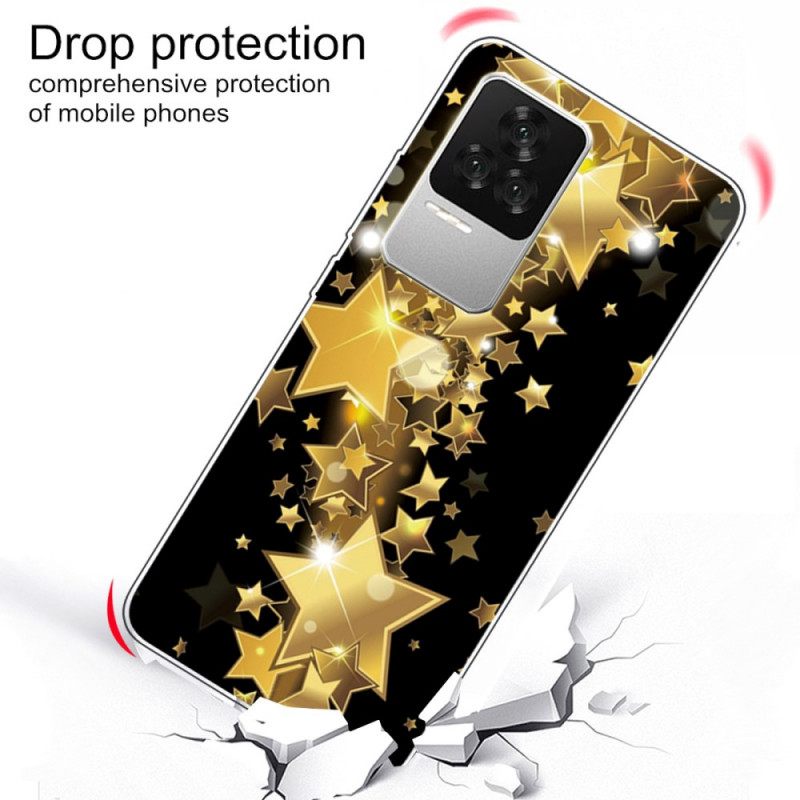Kuori Poco F4 Silicone Stars