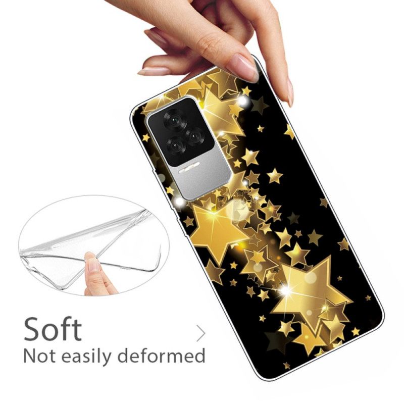 Kuori Poco F4 Silicone Stars