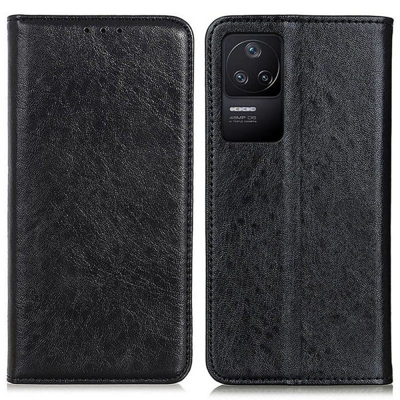 Puhelinkuoret Poco F4 Kotelot Flip Style Leather