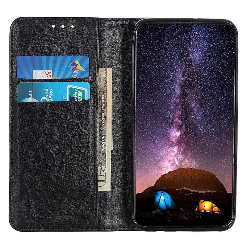 Puhelinkuoret Poco F4 Kotelot Flip Style Leather