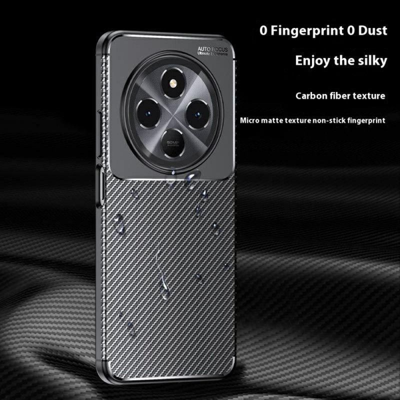 Case Poco C75 Puhelinkuoret Joustava Hiilikuitu