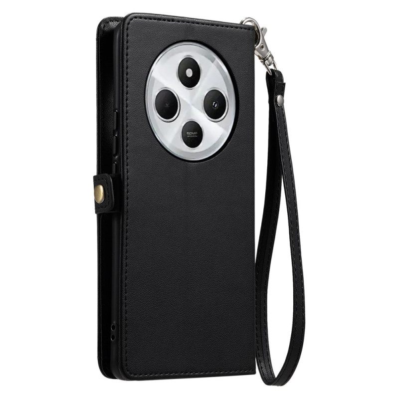 Kotelot Poco C75 Etuosan Tasku Hihnalla