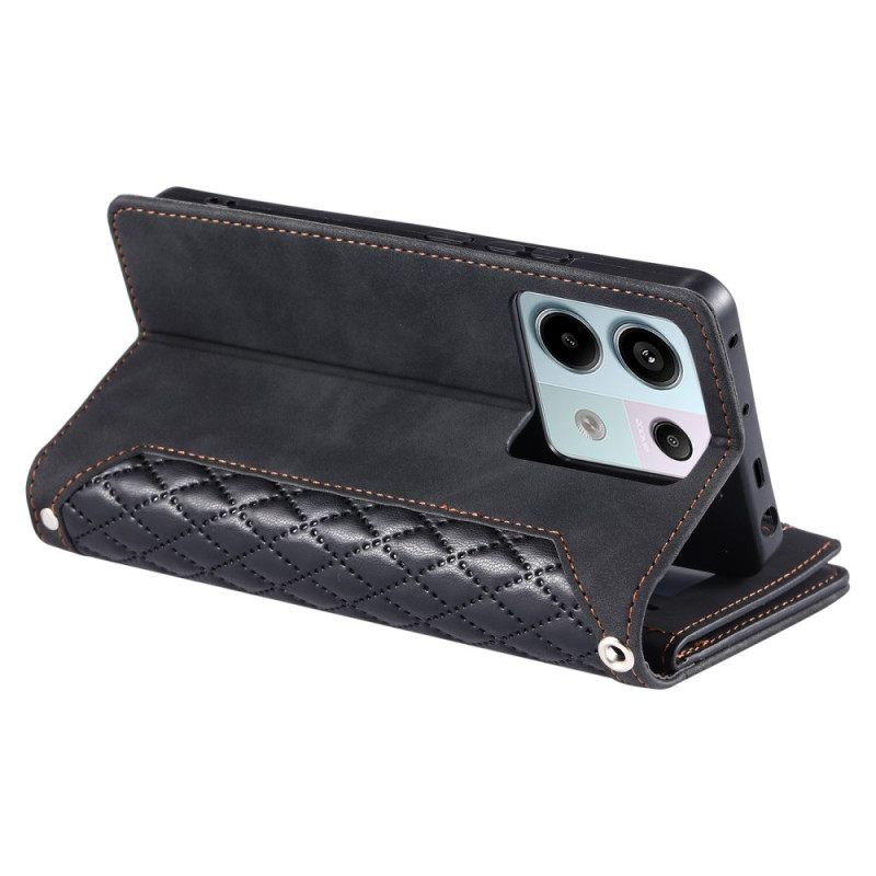 Kotelot Poco C75 Tikattu Monitoimitakki Suojakuori