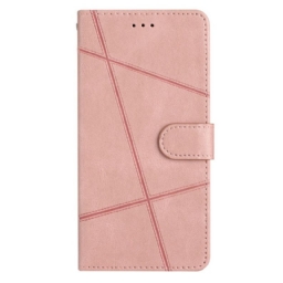 Kotelot Poco C75 Viivat Mokkanahkaefekti