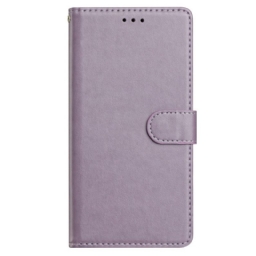 Kotelot Poco C75 Yksivärinen Nahkaefekti Hihnalla Suojakuori