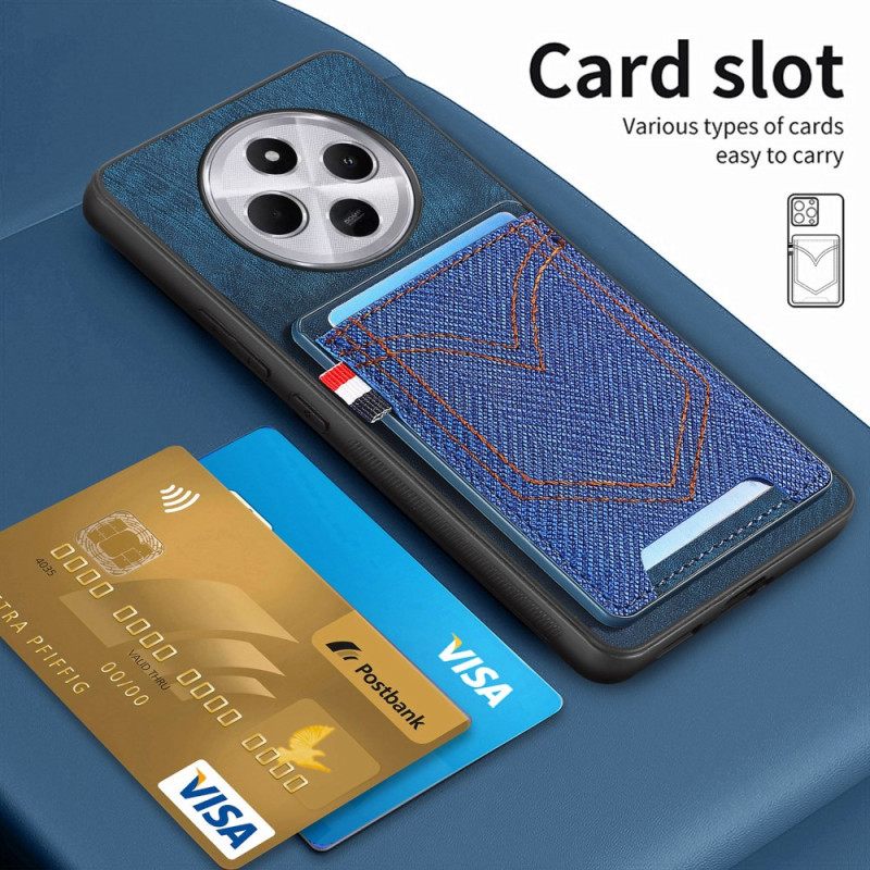 Kuori Poco C75 Farkkukuvioinen Korttikotelo Suojakuori