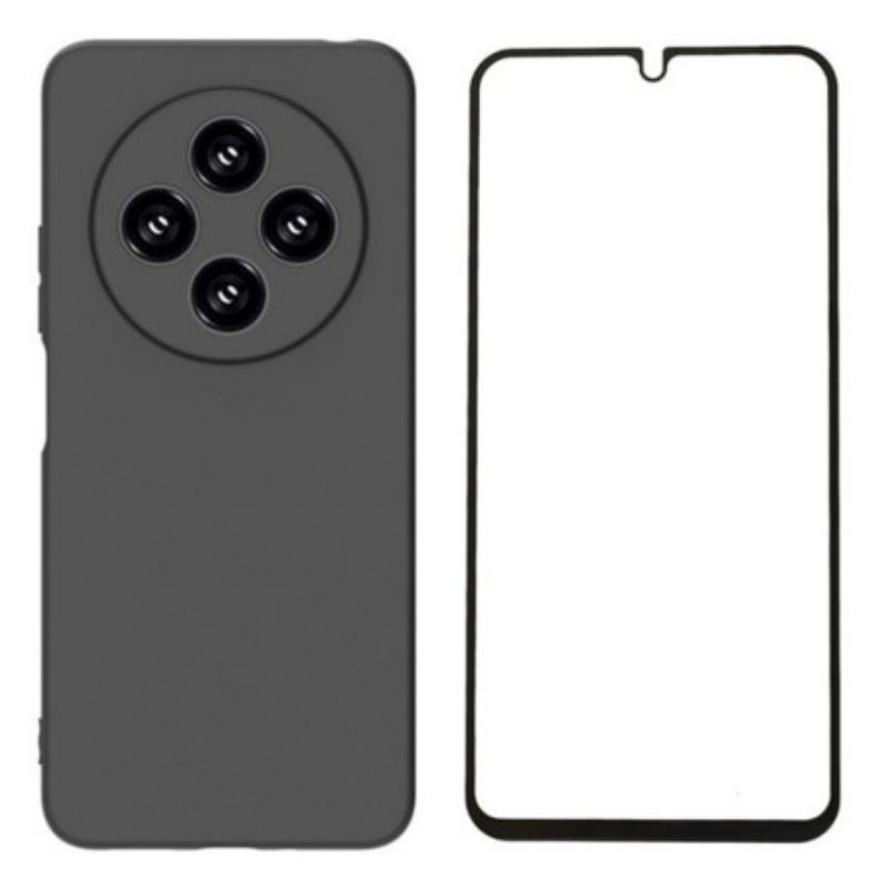 Kuori Poco C75 Matta Silikoni Karkaistulla Lasisella Näytönsuojalla Wanlonfeng