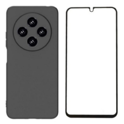 Kuori Poco C75 Matta Silikoni Karkaistulla Lasisella Näytönsuojalla Wanlonfeng