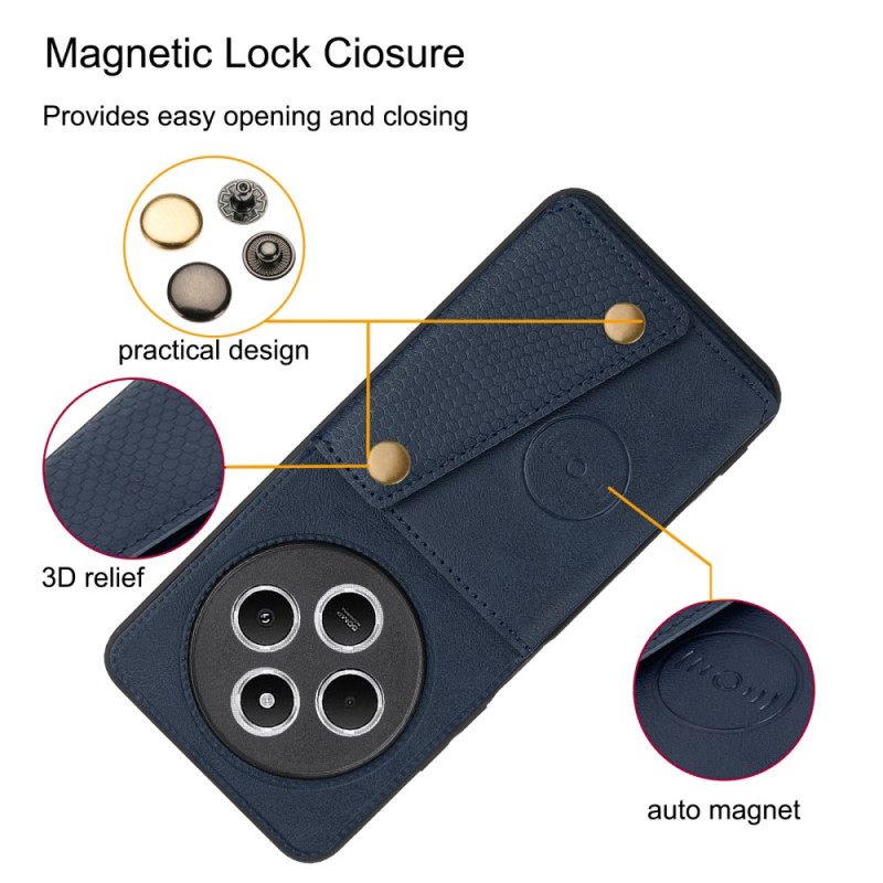 Kuori Poco C75 Nahkakuvioinen Korttikotelo Ja -teline Suojakuori