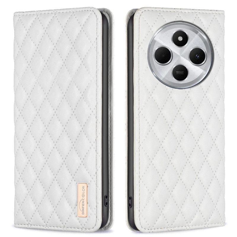 Nahkakotelo Poco C75 Tikattu Binfen Color Suojakuori