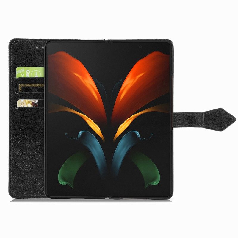 Kotelot Samsung Galaxy Z Fold 4 Suojaketju Kuori Medieval Strappy Mandala