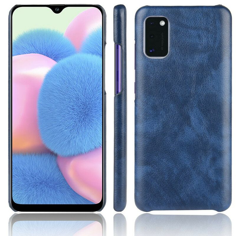 Case Samsung Galaxy A41 Litchi Performance Leather Effect