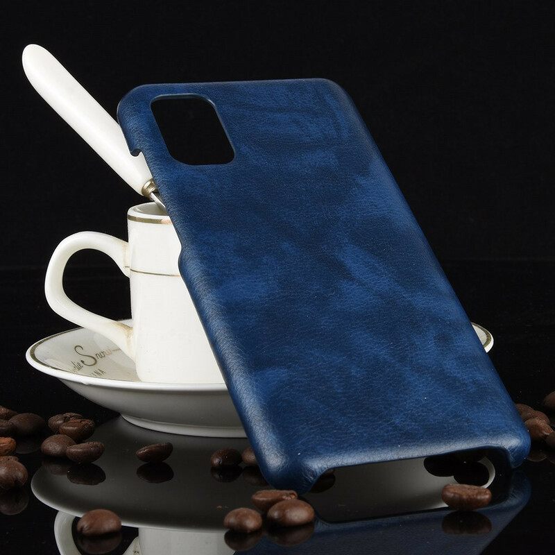 Case Samsung Galaxy A41 Litchi Performance Leather Effect