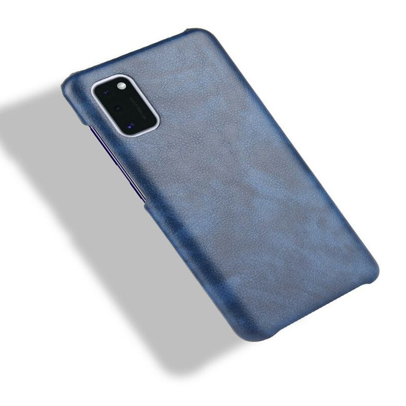 Case Samsung Galaxy A41 Litchi Performance Leather Effect