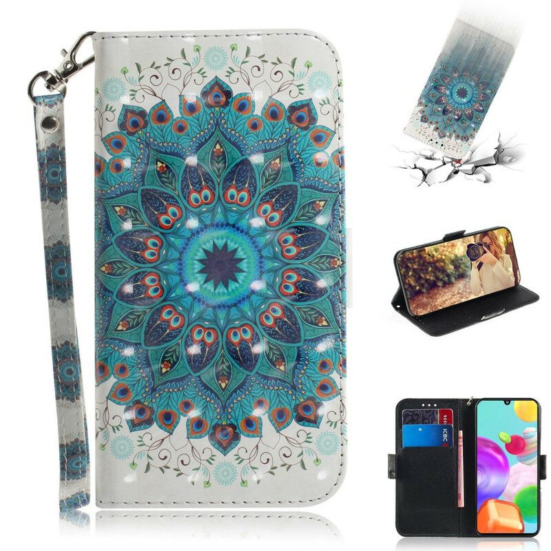 Kotelot Samsung Galaxy A41 Suojaketju Kuori Magistral Strappy Mandala
