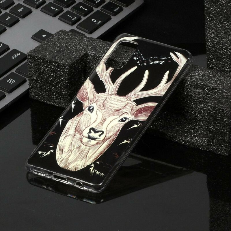 Kuori Samsung Galaxy A41 Fluorescent Majestic Stag