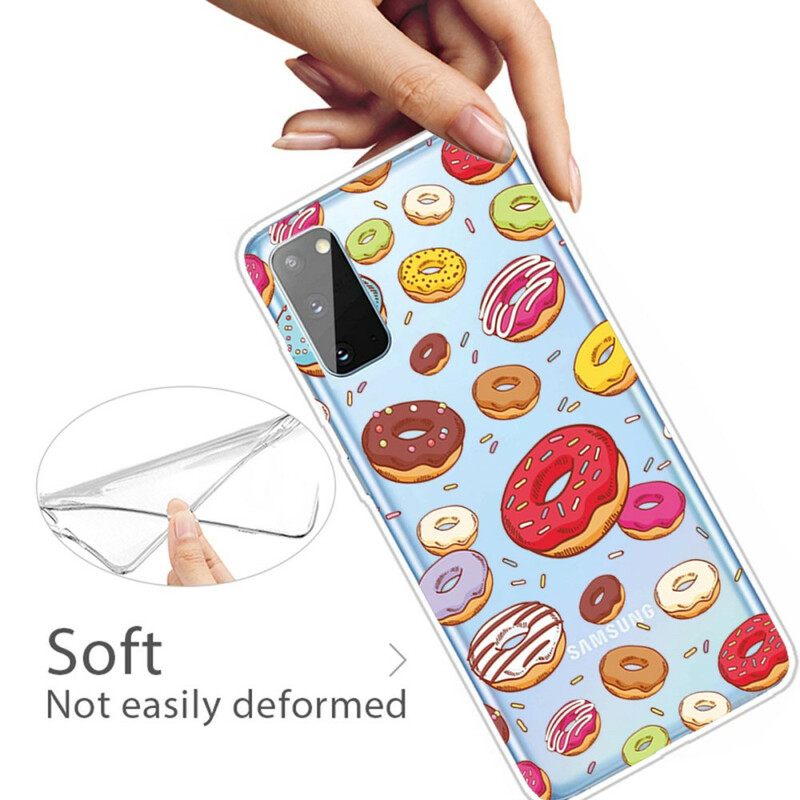 Kuori Samsung Galaxy A41 Rakastaa Munkkeja